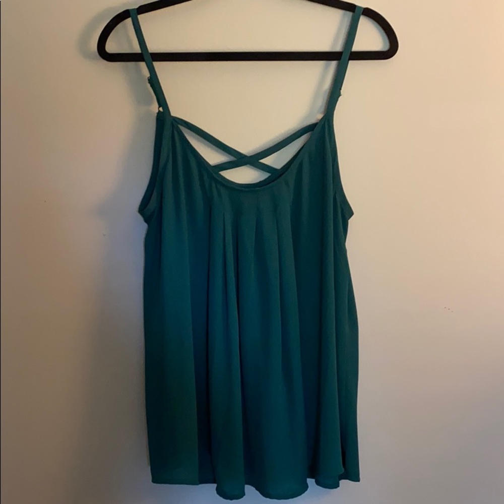 Torrid 0X Evergreen Blouse